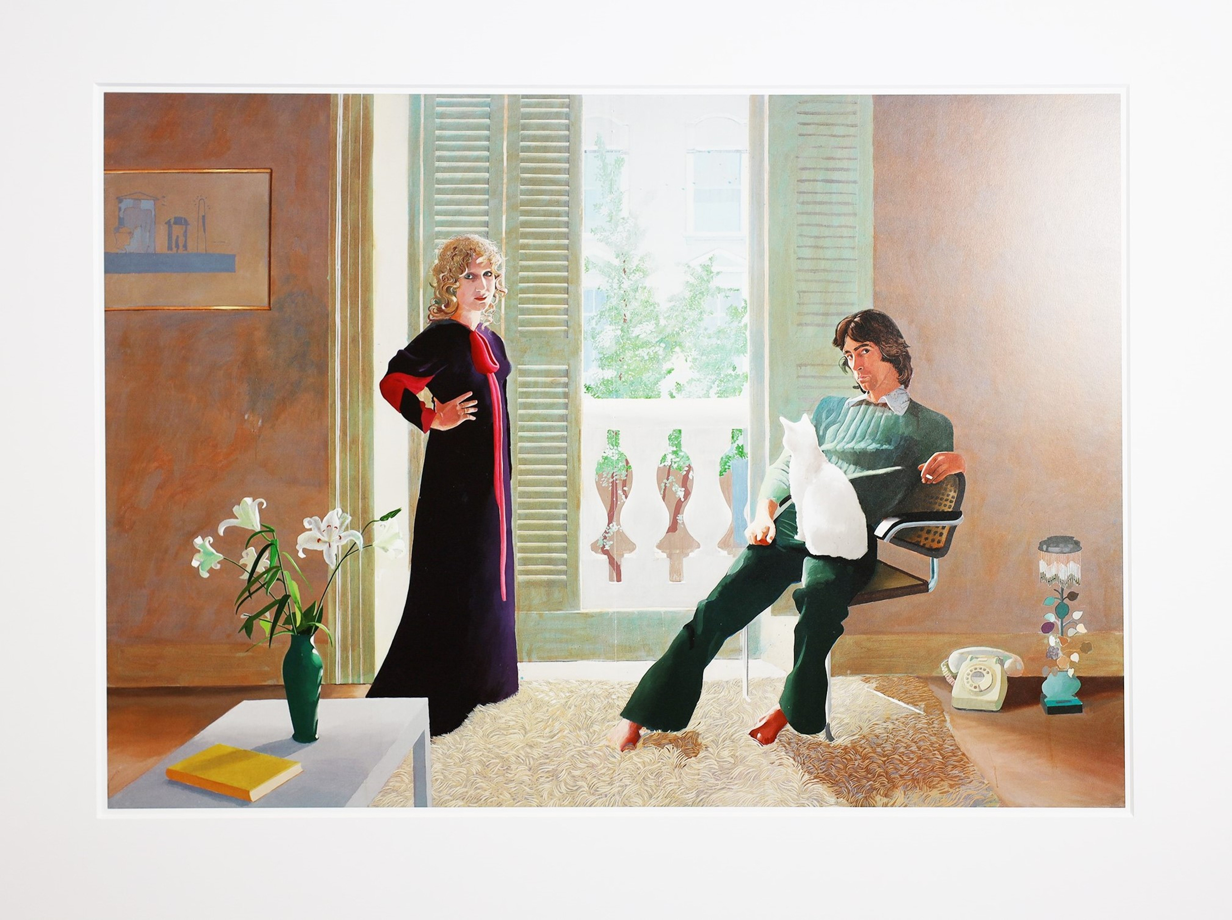 Mr. Marin David Hockney " Mr. And Mrs. Clark And Percy " by David